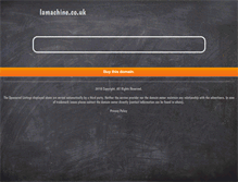 Tablet Screenshot of lamachine.co.uk